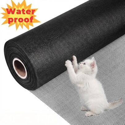 用于防虫的窗户纱窗。适合家庭使用，可防止宠物四处乱跑，提供防晒保护，具有高柔韧性和透光性。