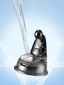 新款ABS塑料自锁式旋转吸盘通用型车载导航支架，360度旋转车载导航手机支架，不遮挡空调出风口 - A - 查看 10