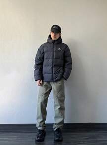 Nike Chaqueta con capucha y cremallera Jordan Brooklyn para hombre, color negro - Negro - Ver 10