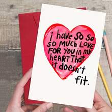 1 "Charming 'I Love You' Card With Envelope - Perfect For Valentine's Day, Anniversary, Birthday, And Proposal", Happy Proposal Card - Multicolor - View 4