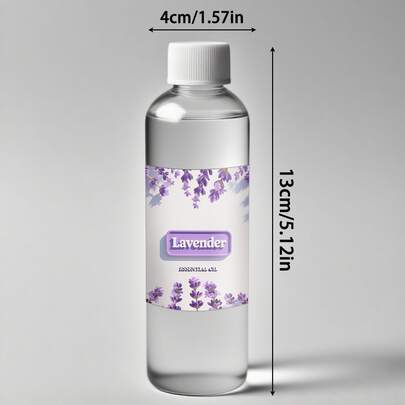 100ml Fragrance Refill (25% Concentration): Suitable For Reed Diffusers, Humidifiers | Long-Lasting Lavender/Vanilla Scent, Suitable For Home/Office/Bathroom | Also Suitable For DIY Candles, Massage Oils And Skincare | Natural Plant Extracts, Alcohol-Free, Easy To Carry