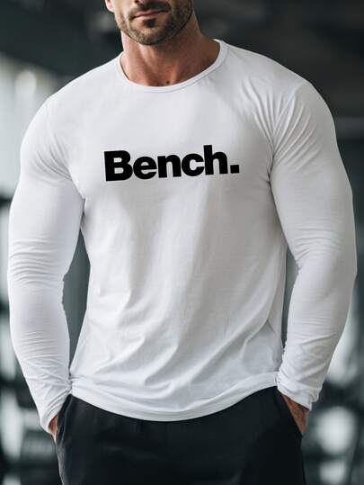 Men's Long Sleeve T-Shirt - Versatile & Comfortable, Casual Boyfriend Style, Suitable For Outdoor Activities In Spring And Autumn