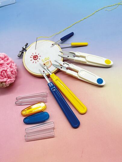 [3/6 Chiếc] Bộ dụng cụ tháo chỉ may số lượng lớn kèm hộp đựng, tay cầm tiện dụng, dụng cụ tháo chỉ dùng cho may vá, thủ công, thêu thùa và sửa chữa vải, phụ kiện may vá thiết yếu
