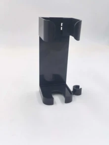 1pc Spiral Pattern Electric Toothbrush/Razor Holder, Wall-Mounted Non-Slip Strong Adhesive Toothbrush Organizer, Adjustable Bathroom Base Stand, Suitable For Razors, Beauty Devices, Toothpaste (Black & White) Bathroom Accessories - Multicolor - View 11