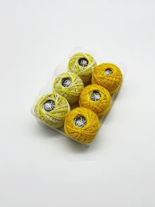 6pcs/Set Matching Lace Thread Set, Selected No-Waste Colors, Single & Dual-Color Combinations, Suitable For Embroidery, Micro-Crochet, Lace Crafts, Themed Handmade, Creative Decor And More Handicraft Scenarios - Three Single-color Lace Threads + Three Two-color Lace Threads - View 13
