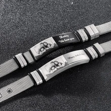 Personalized Name Bracelet Stainless Steel Adjustable Minimalist Daily Wear-Personalized Name & Date Bracelet Birthday/Mother's Day Thoughtful Present-Adjustable Custom Name Bracelet Stainless Steel Non-Allergic Daily Wear-Laser Engraved Name Bracelet Waterproof Anti-Tarnish Long-Lasting Gift - Multicolor - View 8