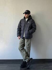 Nike Chaqueta con capucha y cremallera Jordan Brooklyn para hombre, color negro - Negro - Ver 7