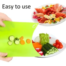 6pcs Kitchen Flexible Plastic Cutting Boards, Plastic Cutting Mats For Kitchen - Extra Thick Cutting Mats - Each Board Mat Is Printed With Food Icons - Non-Slip Back Is Dishwasher - Multicolor - View 4