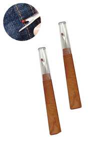 [1/2/10 Pcs] Large Brown Handle Seam Ripper With Transparent Protective Cover, Suitable For Sewing Beginners And Handicraft Lovers, Used For Clothing Alteration, Cross-Stitch Disassembly, And Large-Area Fabric Modification - Large Brown Suture Remover - View 7