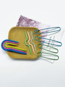 34件套多功能编织配件套装 - 包括安全塑料针、针架、记号扣，适合初学者，带收纳盒 - 盒裝毛線輔助工具 - 查看 2