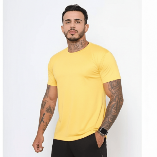 Camiseta Masculina Dry Fit Premium - Treino, Academia e Corrida Esportiva