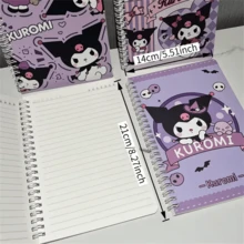 SANRIO （正版授权）2/4本库洛米粉圆本，全彩封面，带横线内页，适用于办公记录、日常记账、学习笔记整理等。是精美的学生新年礼物，也是开学季的必备之选。 - 彩色 - 查看 2