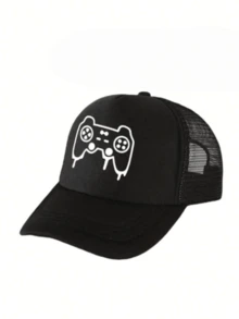 Kids Summer Game Print Baseball Cap, Fashionable European And American Hip-Hop Mesh Hat, Casual Sun Protection Hat - 1PC - View 7
