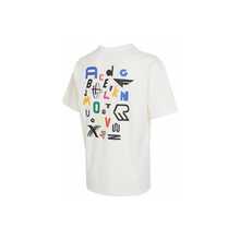 Nike Sportswear Essentials Crew Neck Short Sleeve T-Shirt With Breathable Letter Print, White - White - View 2