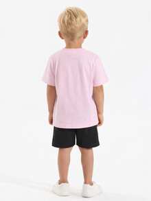 Set Of 4 Basic T-Shirts For Boys (Children's/Youth) 100% Cotton Short Sleeve Casual - Sizes 2 To 14 - 紅色 - 查看 6