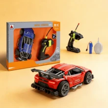 1/18 pulverizador de control remoto de alta velocidad, control remoto de carreras Interior / exterior, cable usb, niños / automóviles de control remoto para adultos,coche de control remoto para niños,coche rc,coche de control remoto - color aleatorio - Ver 5