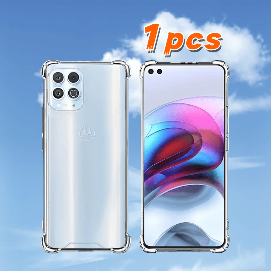 1 Piece Of Phone Case Cover Designed As A Transparent TPU Protective Case Compatible With For Moto E22/E20/E14/E13/E7i Power/E7 Power/E7 Plus/E7/E6s (2020)/E6i/Edge+(2023)/Edge 50 Neo/Edge 50 Pro/Edge 50/Edge 40 Pro/Edge 40 Neo/Edge 40/Edge 30 Ultra/Edge 30 Pro/Edge 30 Neo/Edge 30 Lite/Edge 30 Fusion/Edge 30/Edge 20 Pro/Edge 20 Lite/Edge 20/G53 5G/G04/G04S/G24/Edge 50 Ultra/Edge 50 Pro/Edge 50 Fusion/G05/G15/E15/G86/G56/Edge 60 Fusion/Edge 60/Edge (2025)/G06/Edge 60s/Edge 60 Pro And Other Series Models, Providing Precise Coverage And Protection. - Clear - View 1