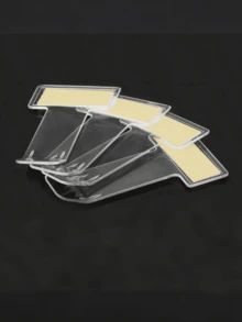 Universal Car Parking Ticket Holder - Car Mounted Card & Cash Clip Organizer - Windshield Sticker Clip - Plastic Material - Multicolor - View 11