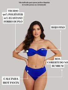 Women Bikini Sets - 紅色 - 查看 7