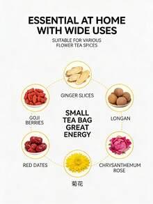 100PCS Disposable Non-Woven Tea Filter Bags 6*8cm Drawstring Tea Infuser Bags For Office Coffee Brewing Fruit Tea Steeping Herbal Tea Making Home Kitchen Daily Use Gift For Friends Colleagues Students Young Women - White - View 9