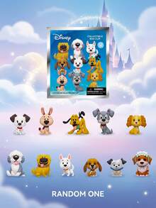 Disney 1PC Dog Series Officially Licensed Mystery Blind Bag Keychain 3D Foam Figure Random Valentine's Day Gift For Couples Families Decorative Pendant - MN-85965 - View 1