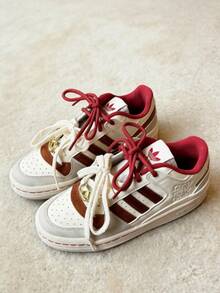 adidas originals FORUM CL 舒適貼合低筒板鞋男女同款漢玉白 - 漢玉白 - 查看 3