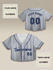 Customizable Women's Short Baseball Jacket. Can Customize Team Name, Name, Number, Logo. Provides Quick Design Preview And Fast Shipping. Suitable For Sports, Casual Wear, And Party Occasions. - 白色 - 查看 1