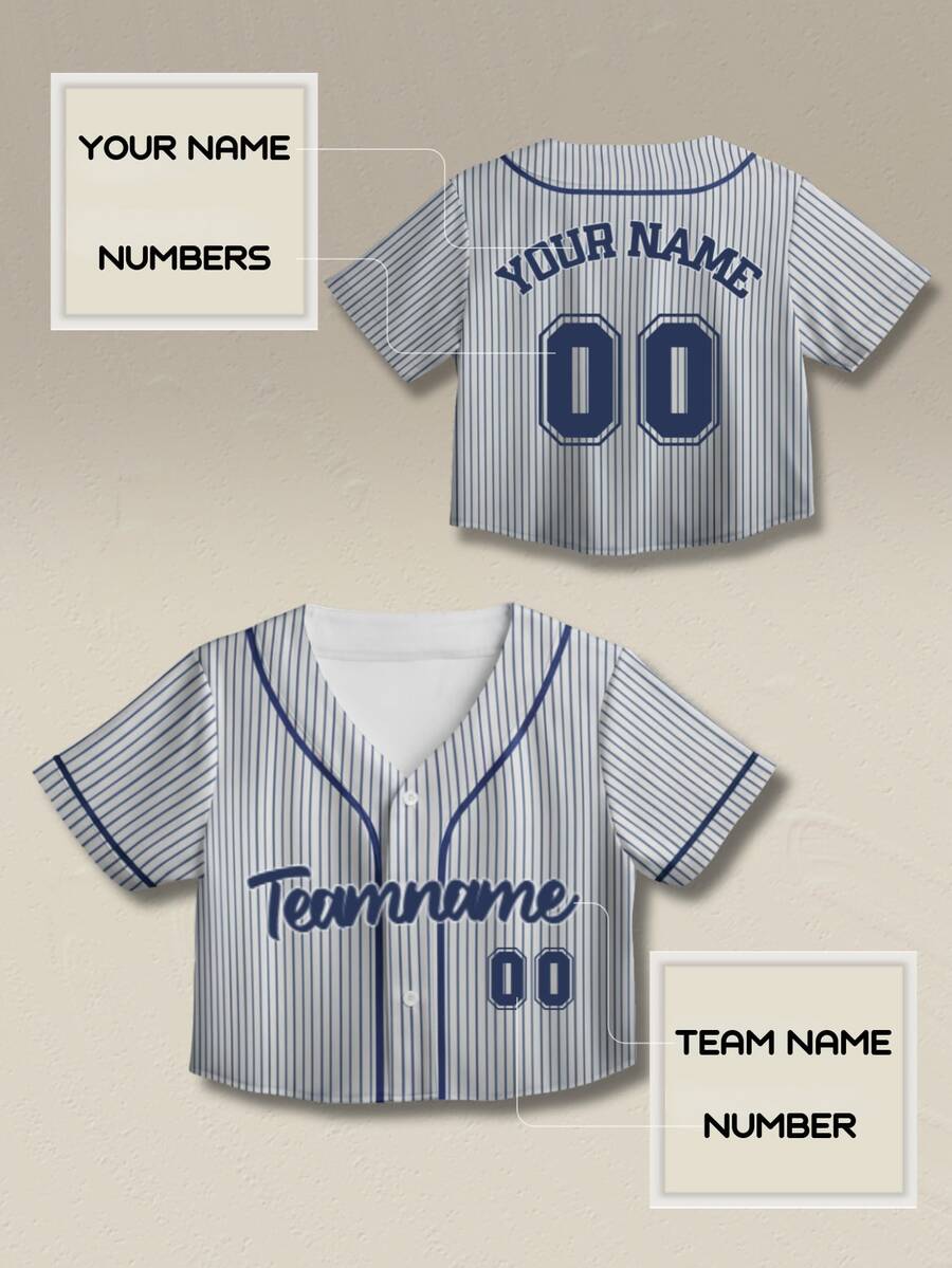 Customizable Women's Short Baseball Jacket. Can Customize Team Name, Name, Number, Logo. Provides Quick Design Preview And Fast Shipping. Suitable For Sports, Casual Wear, And Party Occasions. - 白色 - 查看 1