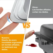 Calentador de alimentos tipo buffet de acero inoxidable con tapa y estructura plegable, charola térmica para mantener bandejas removibles para servir distintos platillos, ideal para banquetes, fiestas, catering, reuniones familiares, bodas, eventos, cocina y exterior, diseño elegante para mesa de servicio, restaurante, hotel y uso doméstico, contenedor para alimentos con estufas de alcohol, sistema práctico para conservar temperatura de carnes, guarniciones, arroz, pastas, verduras, mariscos y platillos preparados, equipo para servicio de comida con fácil armado y almacenamiento compacto, bandeja inferior para agua o hielo, presentación profesional para buffet, mesa caliente, mesa fría, eventos sociales y celebraciones, solución versátil para servir alimentos en interiores o al aire libre, calentador portátil para comida, charola buffet de acero resistente, ideal para negocios, restaurantes, hoteles, reuniones y fiestas grandes, práctico, funcional y duradero para servicio de alimentos - Plateado - Ver 8