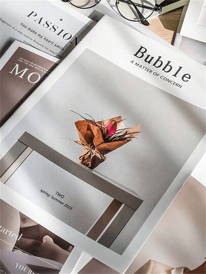 1件INS风格英文杂志，美食美妆摄影道具，客厅摄影背景道具，咖啡厅及卧室装饰杂志，生日、毕业、家居装饰礼物