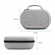 Tas Pelindung Headset VR yang Kompatibel dengan Me.Ta Quest 3 / 3S / 2, Tas Penyimpanan Perjalanan Hard Shell dengan Kantong Jala, Kotak Pelindung Tahan Guncangan untuk Aksesori Headset VR, Penyimpanan untuk Perjalanan dan di Rumah - MultiWarna - View 10