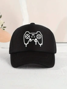 Kids Summer Game Print Baseball Cap, Fashionable European And American Hip-Hop Mesh Hat, Casual Sun Protection Hat - 1PC - View 10