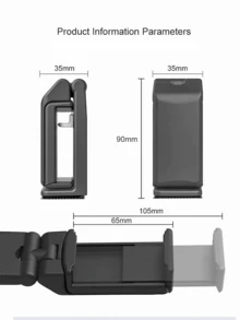 多功能手机支架，可调节，夹持稳固，升降灵活，多角度适配，懒人桌面可伸缩手机支架，旅行必备，也可用于居家办公、视频通话，桌面配件，家居用品，旅行配件，节日礼物，圣诞礼物，情人节礼物，教师节礼物，秋冬季产品，新年礼物，办公用品 - 彩色 - 查看 8