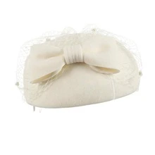 Women's Vintage British Hat - Elegant Wedding, Party, Church, Derby - Lightweight Non-Stretchy Formal Headpiece - For Special Events & Everyday Elegance, Wedding Accessory, Embellished Headwear - HB201 - 查看 13