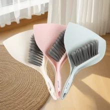 EKOSECRET Bộ chổi và hốt rác nhỏ dùng để quét vụn bánh, bàn chải cầm tay di động, thích hợp để lau chùi mặt bàn, sân hiên, xe hơi, nhà cửa, bàn phím, lò sưởi, xưởng, v.v. Các phụ kiện có thiết kế dễ thương và dễ cất giữ. - B - Xem 1