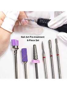 1 Set Nail File & Buffer Kit (6pcs); Nail Remover/Polishing/Filing/Manicure Tool Set; One Set Meets Different Nail Care Needs, Essential For Nail Salons - Multicolor - View 6