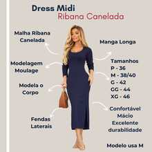 Detrix Women's Long Sleeve Ribbed Midi Dress Elegant Simple Knit Fabric Split Knit Dress Ribbed Midi Dress Sheath Long Sleeve Fall Winter Fitted Bodycon With Side Slit Wedding Evening Holiday Office Daily Birthday Party Night Work Formal & Evening Photoshoot Elegant & Casual Travel Stage & Concert Brunch Country Music Concert Airport Wear Fall Winter - 藏蓝色 - 查看 3
