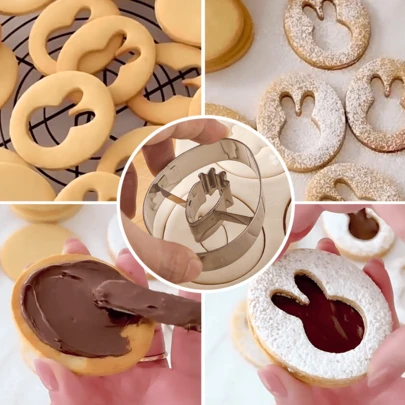 9 piezas Juego de cortadores de galletas de acero inoxidable para Pascua, incluye formas de pollito, zanahoria, conejo, cara de conejo, huevo, mariposa, adecuado para manualidades de primavera, horneado, glaseado, queso, frutas blandas, suministros para fiestas, utensilios y accesorios de cocina