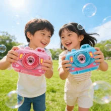 Juguete de Burbujas Automático para Niños de Verano al Aire Libre,Juguetes para cámaras de burbujas,Cámara de burbujas para niños,bubble machine,bubble machine for parties,automatic bubble machine,bubble machine kids party - color aleatorio - Ver 4