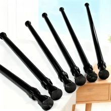 2pcs Modern Adjustable Tension Curtain Rods - Heavy Duty Expandable Rod, No Drill Tension Rod, Suitable For Shower, Closet, Window, Towel Rack - Steel And Plastic Home Accessories Bathroom Decor - 40-70 - View 1