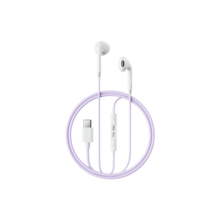 The RM-10 Wired In-Ear Headphones Feature A Comfortable In-Ear Design, Rich Sound Quality, A Stylish Macaron-Colored Exterior, A Three-Button In-Line Control, And A High-Definition Microphone For Convenient Calls And Music Playback. They Are Compatible With Apple, Huawei, And Xiaomi Devices. - Multicolor - View 13