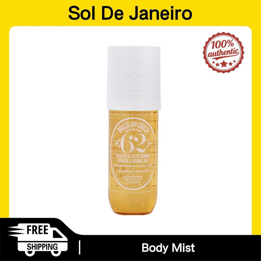 Sol De Janeiro Brazilian Crush Cheirosa 62 Women Hair & Body Mist 240ml Women's Body Fragrance Spray Original Authentic Product Long-Lasting Scent - Hoa - Xem 1