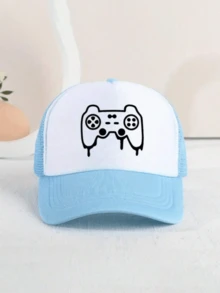 Kids Summer Game Print Baseball Cap, Fashionable European And American Hip-Hop Mesh Hat, Casual Sun Protection Hat - 1PC - View 11