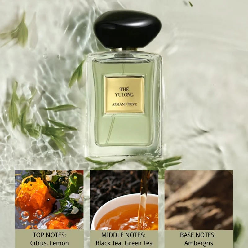 Giorgio Armani Prive The Yulong EDT Perfum 7.5ml - Thé Yulong By Giorgio Armani Is An Aromatic Green Fragrance For Women And Men. A Blend Of Sencha Green Tea And Black Tea, Perfectly Paired With A Citrus Accord Containing Bergamot, Mandarin Orange, And Petitgrain, Plus An Elaborate Touch Of Jasmine And Neroli To Deliver Delicacy, And Vetiver To Add Bony Woodiness To The Tea Accord. Thé Yulong Is A Cult Fragrance And A Modest And Tranquil Pick For Tea Enthusiasts. - 清新香調 - 查看 1