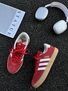 Giày thể thao cổ thấp adidas VL COURT 3.0 thoải mái và đa năng, unisex, màu đỏ - Đỏ - Xem 4