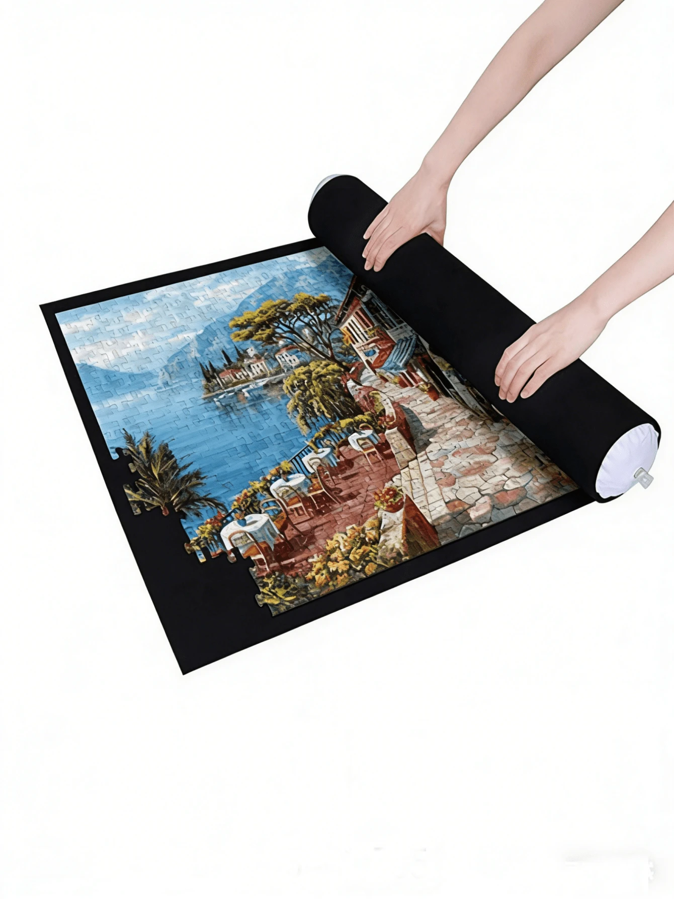 1000 Piece Puzzle Storage Board, Ideal Gift For Puzzle Enthusiasts - Black - View 1