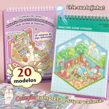 3D Stickers Miniature Kawaii Cute Landscape Scenery DIY Scrapbooking - 8 種場景 - 查看 1