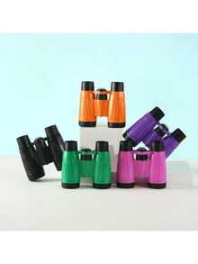 1pc Creative Colorful Mixed Color Binoculars, Compact And Portable, Outdoor Toy, Suitable As Student Prize - Multicolor - View 7