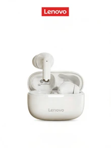 Lenovo True Wireless Bluetooth Earphones, Semi-In-Ear Headphones, Music, Sports, and Gaming Headphones, Ultra-Long Battery Life, High-Quality Sound, Bluetooth 5.4, Comfortable Wear, EA110 Moon Rock White - 均碼 - 查看 11