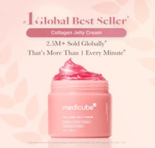 Medicube Glow Duo For Poreless Radiance: Age-R Booster Pro(Black) + Collagen Jelly Cream 50ml - 單選 - 查看 5